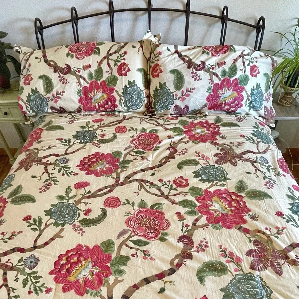 Ralph Lauren Teagan Floral King‎ Comforter Set w 2 Shams Cottage